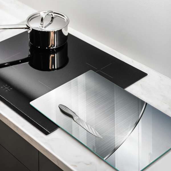 Induction hob protector Pattern metal abstraction