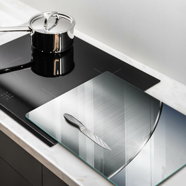 Induction hob protector Pattern metal abstraction