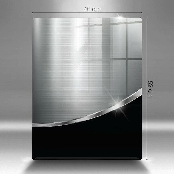 Kitchen countertop cover Abstraction with metal