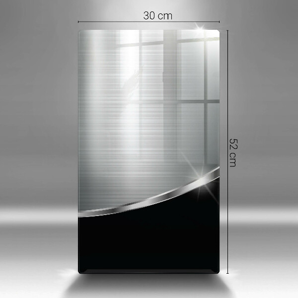 Kitchen countertop cover Abstraction with metal