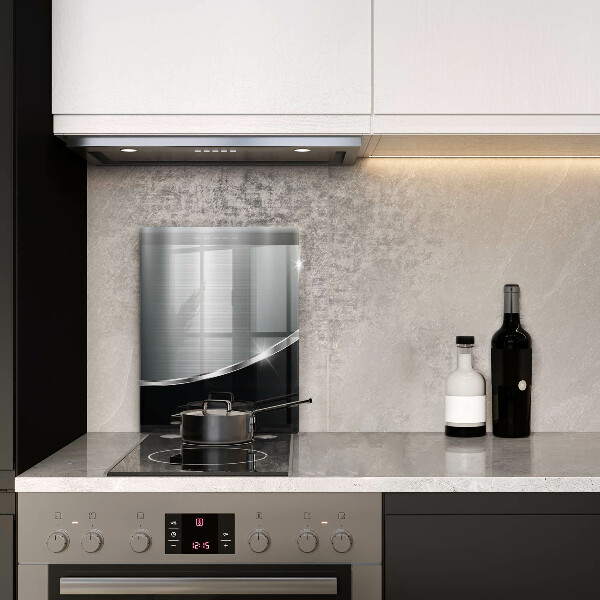 Kitchen countertop cover Abstraction with metal