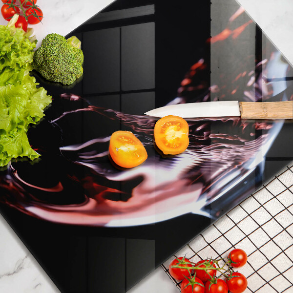 Worktop saver A glass of red wine