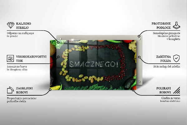 Worktop saver The inscription Tasty!