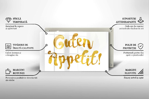 Worktop protector The inscription GUTEN APPETIT!