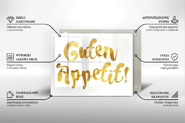 Worktop protector The inscription GUTEN APPETIT!