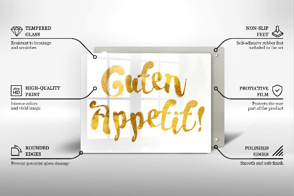 Worktop protector The inscription GUTEN APPETIT!