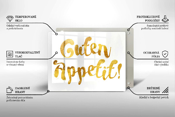 Worktop protector The inscription GUTEN APPETIT!