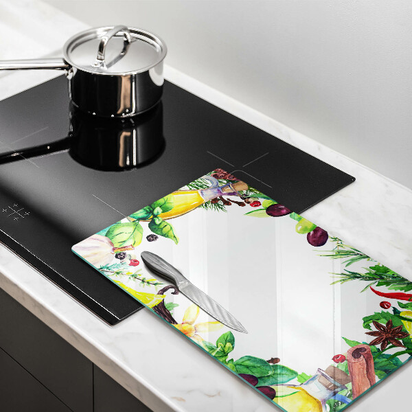 Worktop saver Painted food