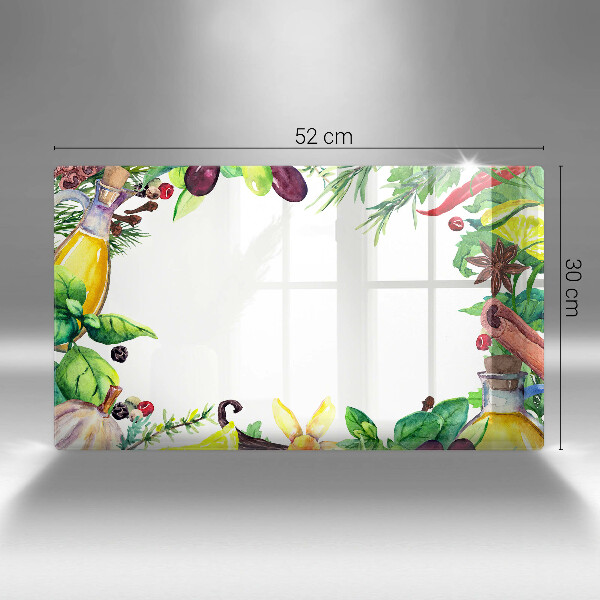 Worktop saver Painted food