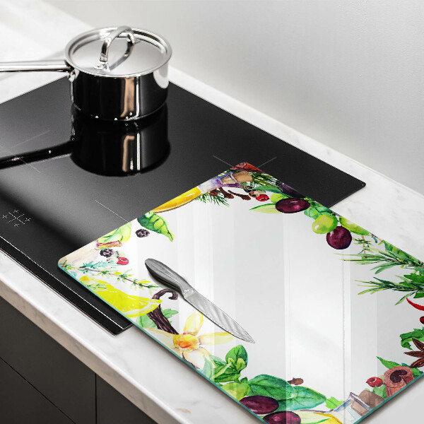 Worktop saver Painted food