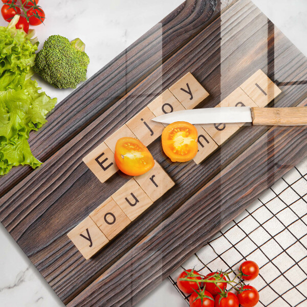 Worktop saver The inscription Enjoy Your Meal