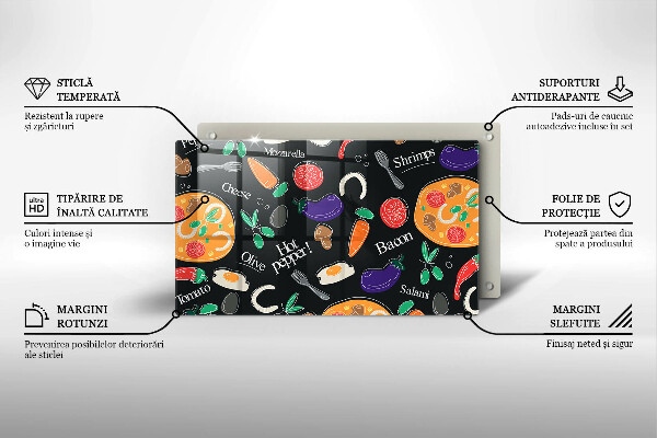 Worktop saver Food illustration