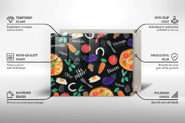 Worktop saver Food illustration