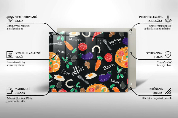 Worktop saver Food illustration