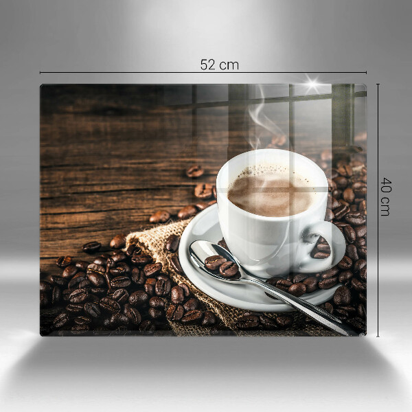 Kitchen worktop saver Cup and coffee beans