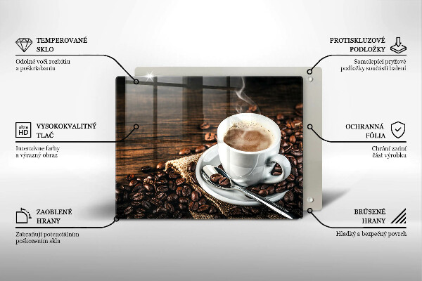 Kitchen worktop saver Cup and coffee beans