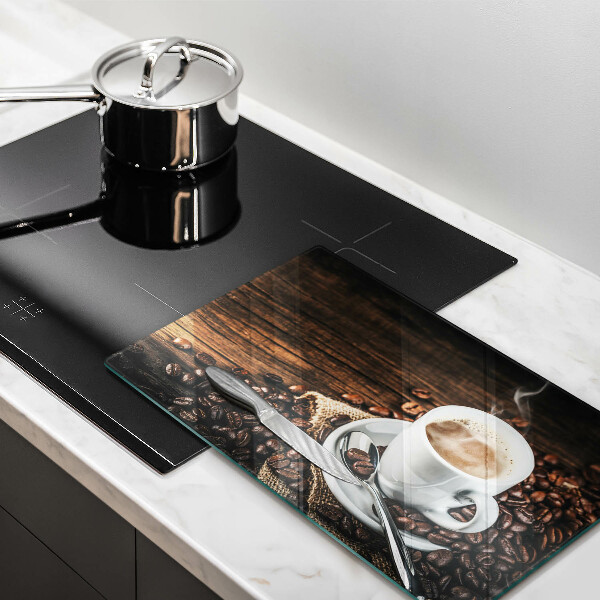 Kitchen worktop saver Cup and coffee beans