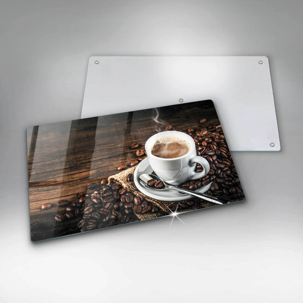 Kitchen worktop saver Cup and coffee beans