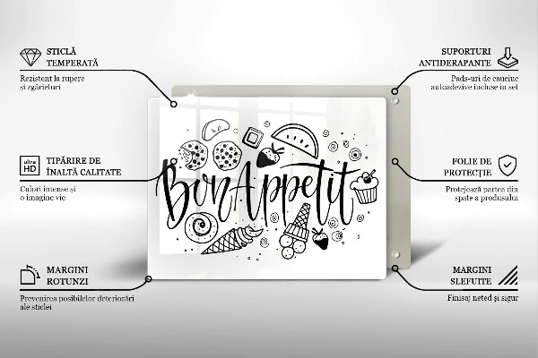 Kitchen worktop saver The inscription Bon Appetit