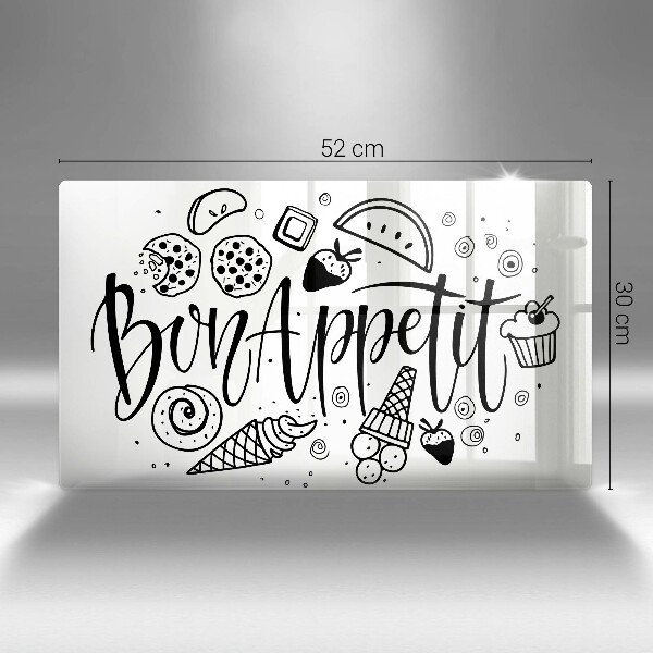 Kitchen worktop saver The inscription Bon Appetit