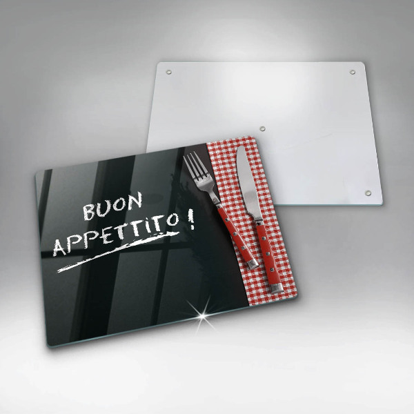 Kitchen countertop cover The inscription Buon Appetito!