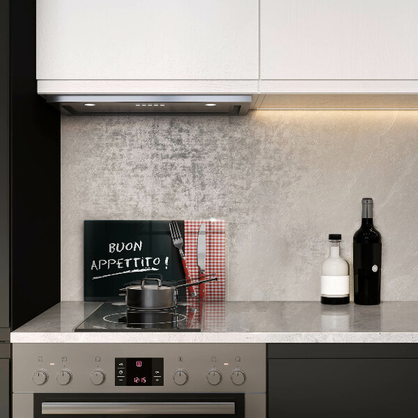 Kitchen countertop cover The inscription Buon Appetito!