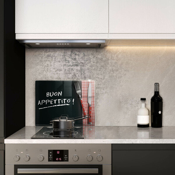 Kitchen countertop cover The inscription Buon Appetito!