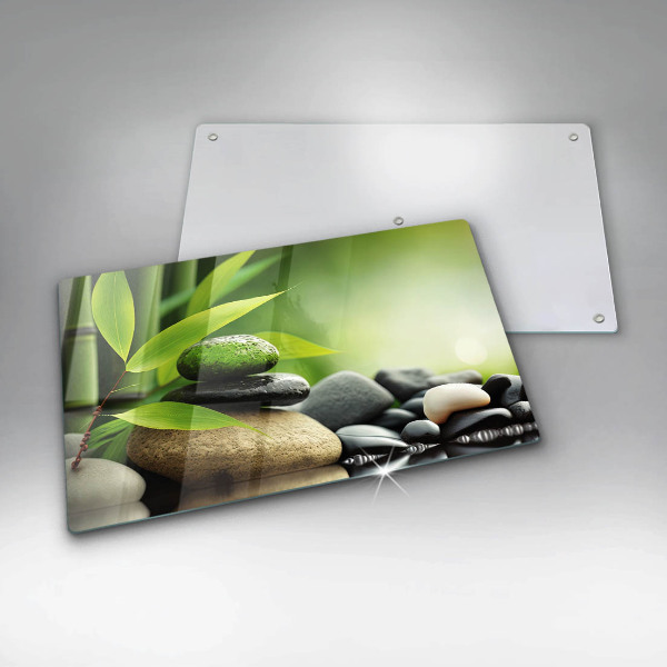 Kitchen worktop saver Zen bamboo stones