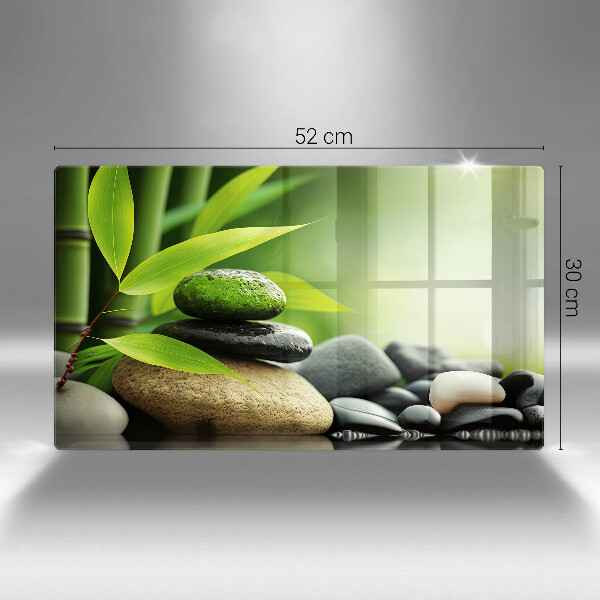 Kitchen worktop saver Zen bamboo stones