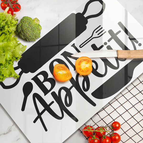 Kitchen worktop saver The inscription Bon Appetit