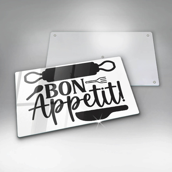 Kitchen worktop saver The inscription Bon Appetit