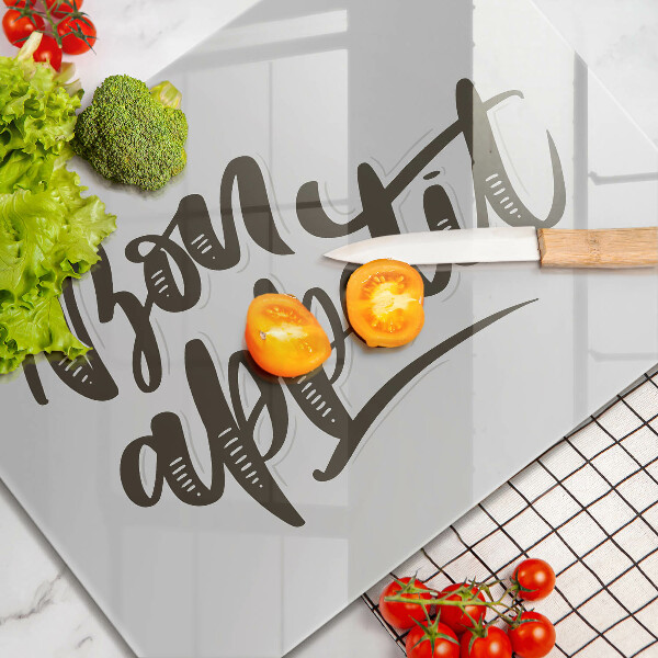 Kitchen worktop saver The inscription Bon Appetit