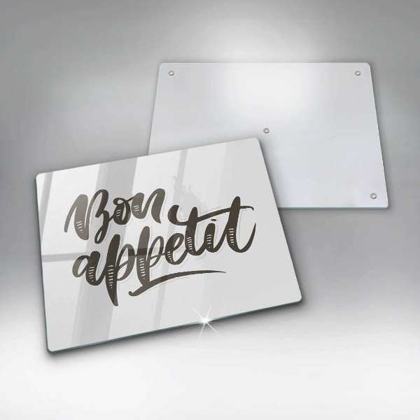 Kitchen worktop saver The inscription Bon Appetit
