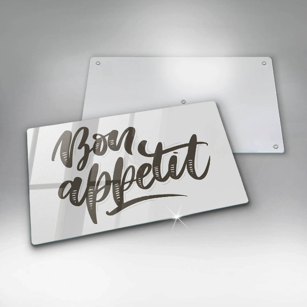 Kitchen worktop saver The inscription Bon Appetit