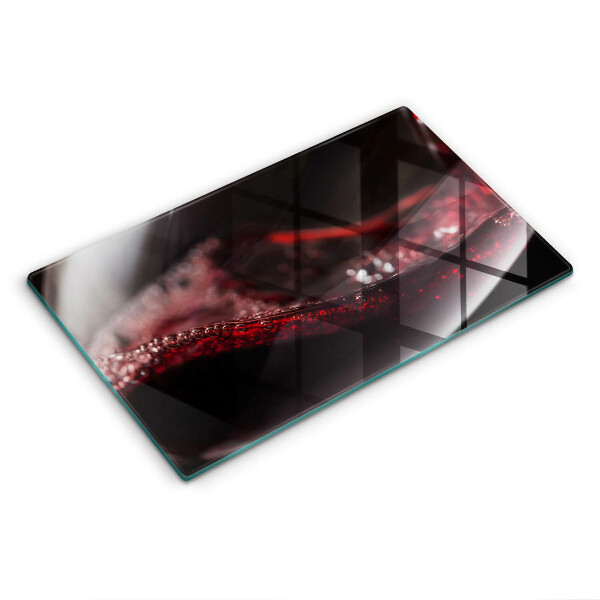 Kitchen worktop saver Red wine glass