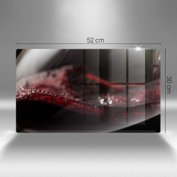 Kitchen worktop saver Red wine glass