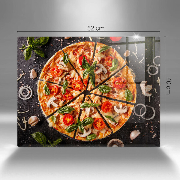 Kitchen worktop saver Pizza with mushrooms