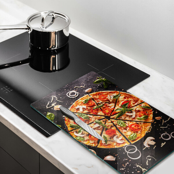 Kitchen worktop saver Pizza with mushrooms