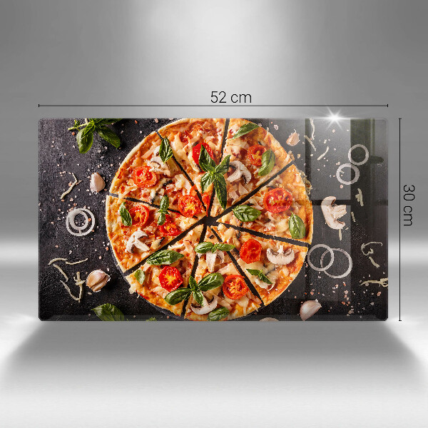 Kitchen worktop saver Pizza with mushrooms