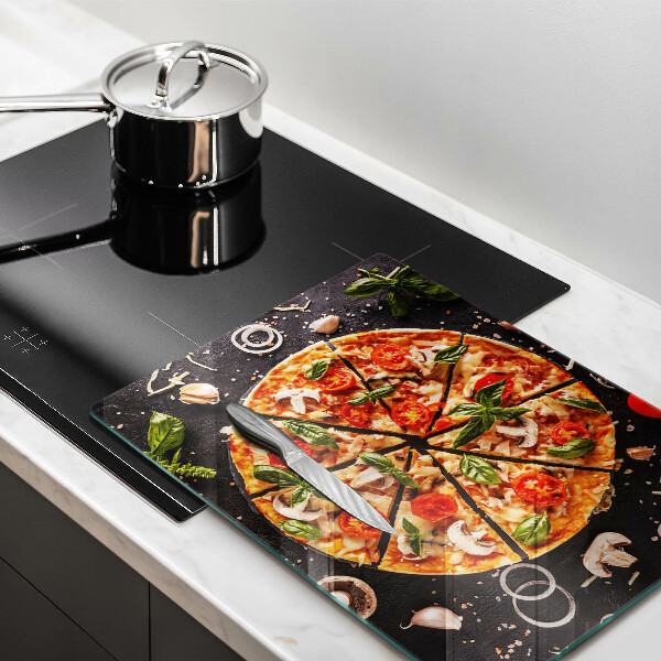 Kitchen worktop saver Pizza with mushrooms