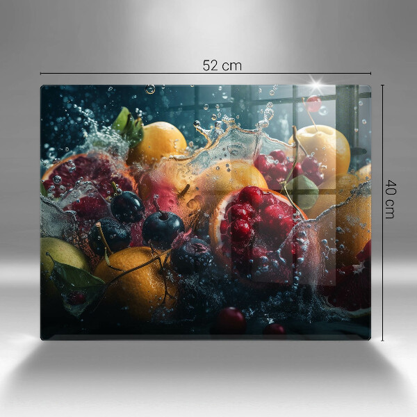 Kitchen worktop saver Fruits in water