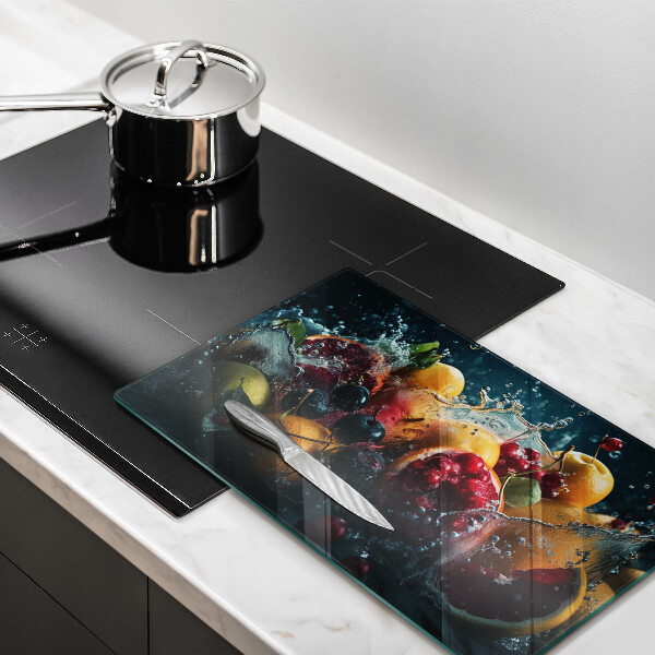 Kitchen worktop saver Fruits in water