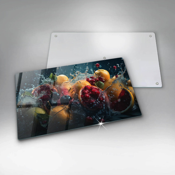 Kitchen worktop saver Fruits in water