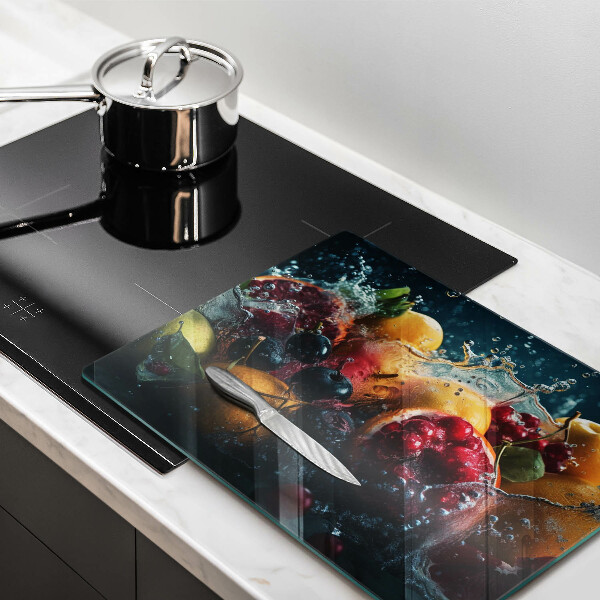 Kitchen worktop saver Fruits in water