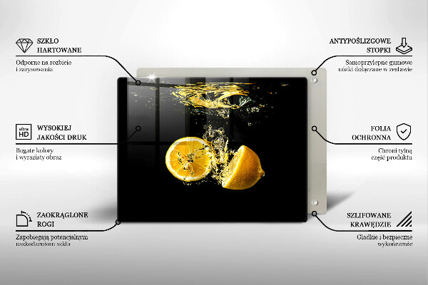 Worktop protector Juicy lemon fruit