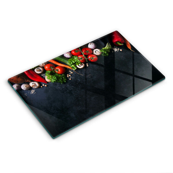 Kitchen worktop saver Colorful vegetables