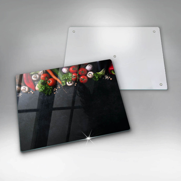 Kitchen worktop saver Colorful vegetables