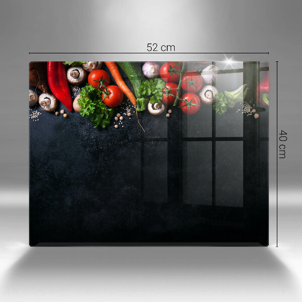 Kitchen worktop saver Colorful vegetables