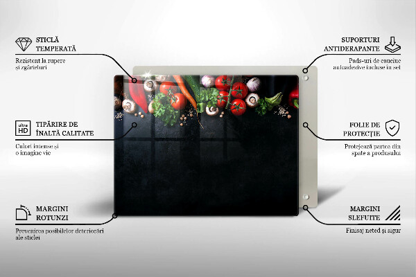 Kitchen worktop saver Colorful vegetables