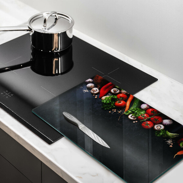 Kitchen worktop saver Colorful vegetables